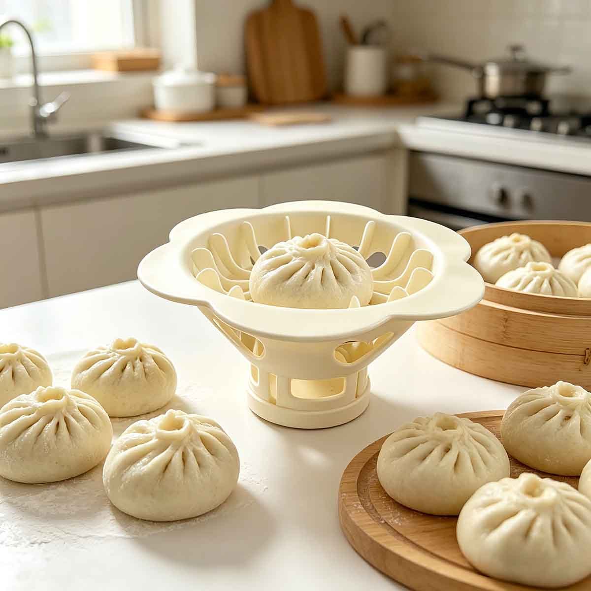 手動餃子パンメーカー器具 食品グレードABS製 クイックバオ - Kitchen Gadgets Dumpling Maker のレビューと価格