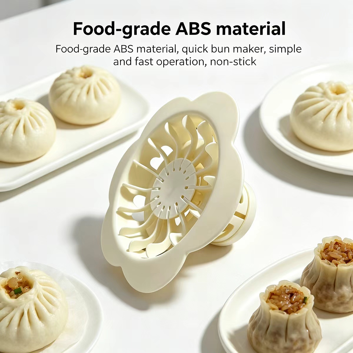 手動餃子パンメーカー器具 食品グレードABS製 クイックバオ - Kitchen Gadgets Dumpling Maker のレビューと価格