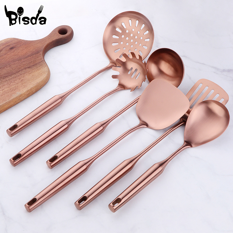 ステンレス製調理器具,スープスプーン,パスタフォーク,キッチ - Kitchen Gadgets Gold のレビューと価格
