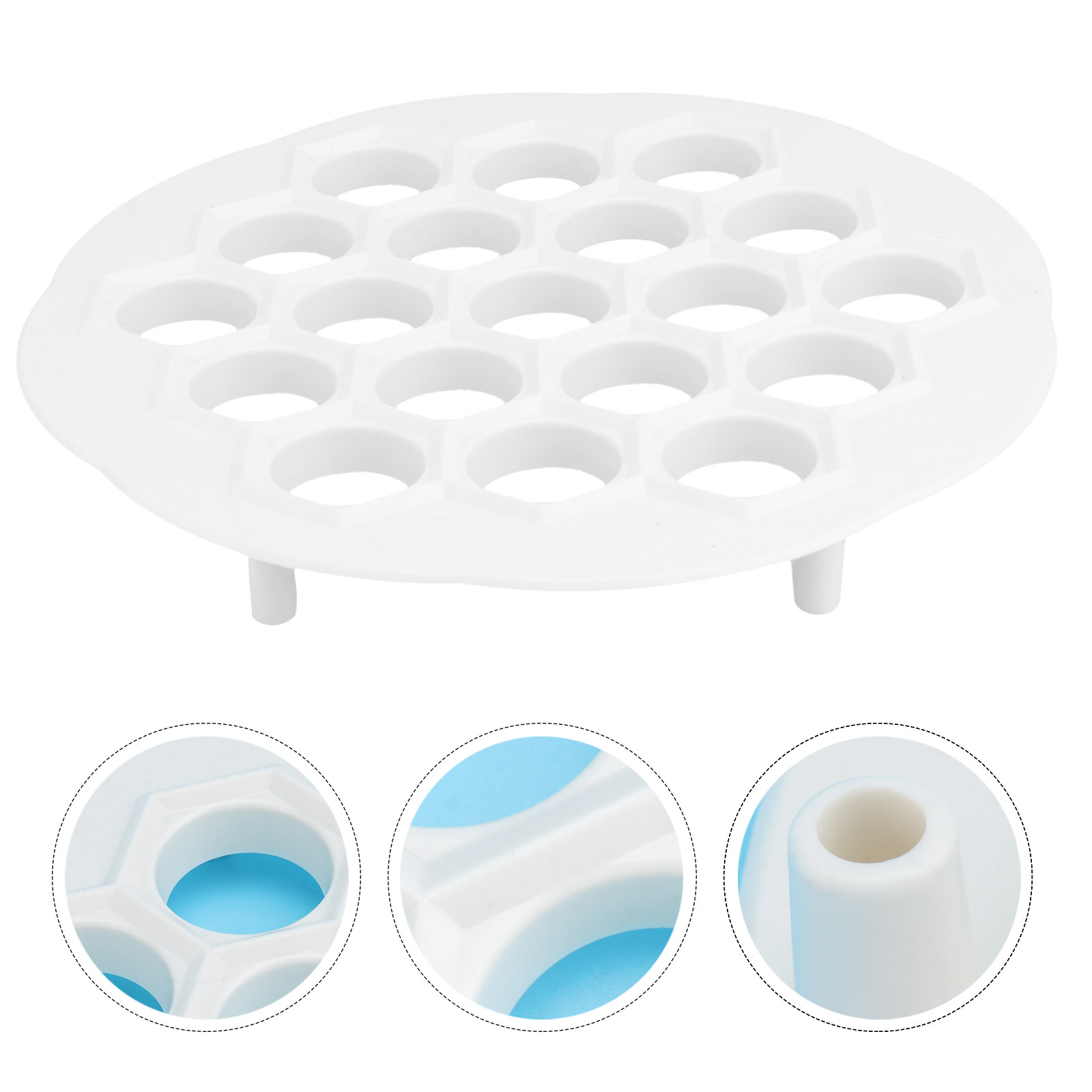 19個の穴が付いた餃子型。食品グレードのABS素材を使用。手 - Kitchen Gadgets Dumpling Maker のレビューと価格