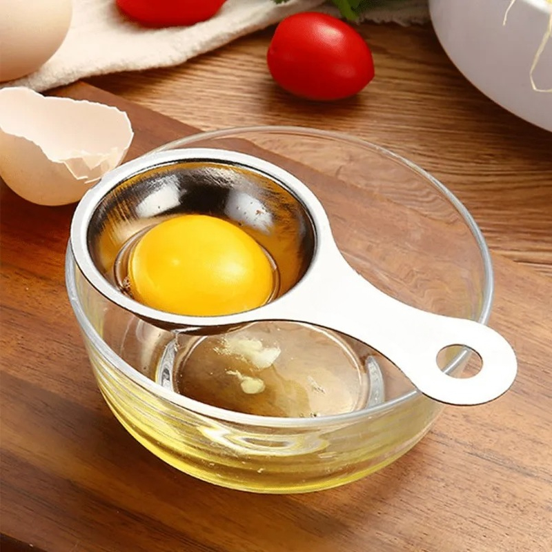 1pc ステンレス鋼の卵分離器、卵黄白身分離器、卵黄分離ツー - Egg Separator Tool のレビューと価格