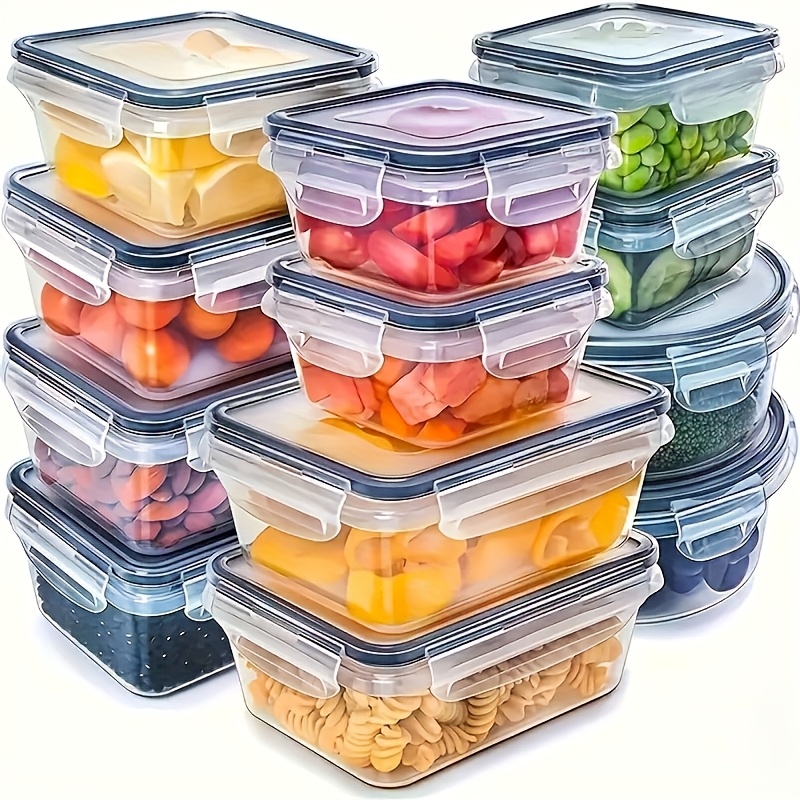 8個セットには、4つの容器と4つの蓋が含まれています。気密食 - Kitchen Gadgets Organizer のレビューと価格