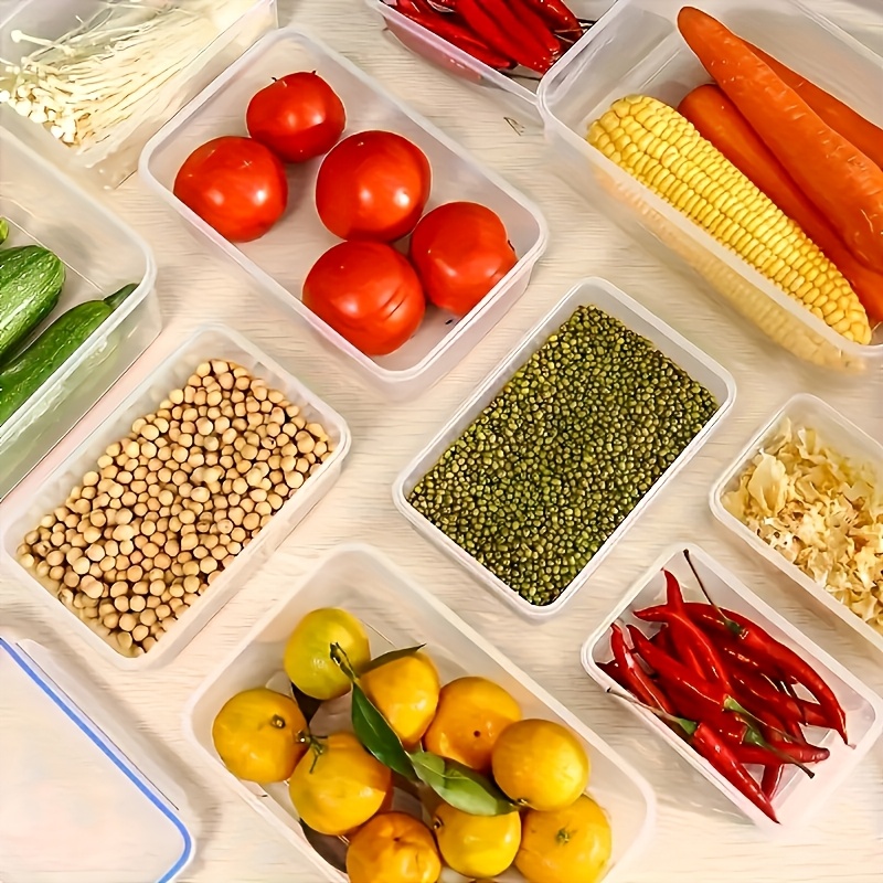 8個セットには、4つの容器と4つの蓋が含まれています。気密食 - Kitchen Gadgets Organizer のレビューと価格