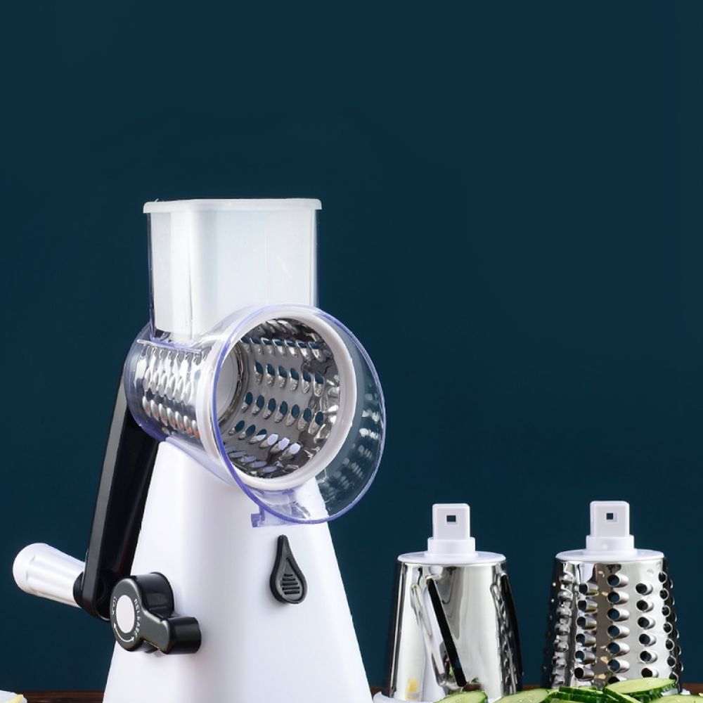 回転式フードスライサー、おろし器、野菜カッター。手動式で、サ - Kitchen Helper Gadgets のレビューと価格