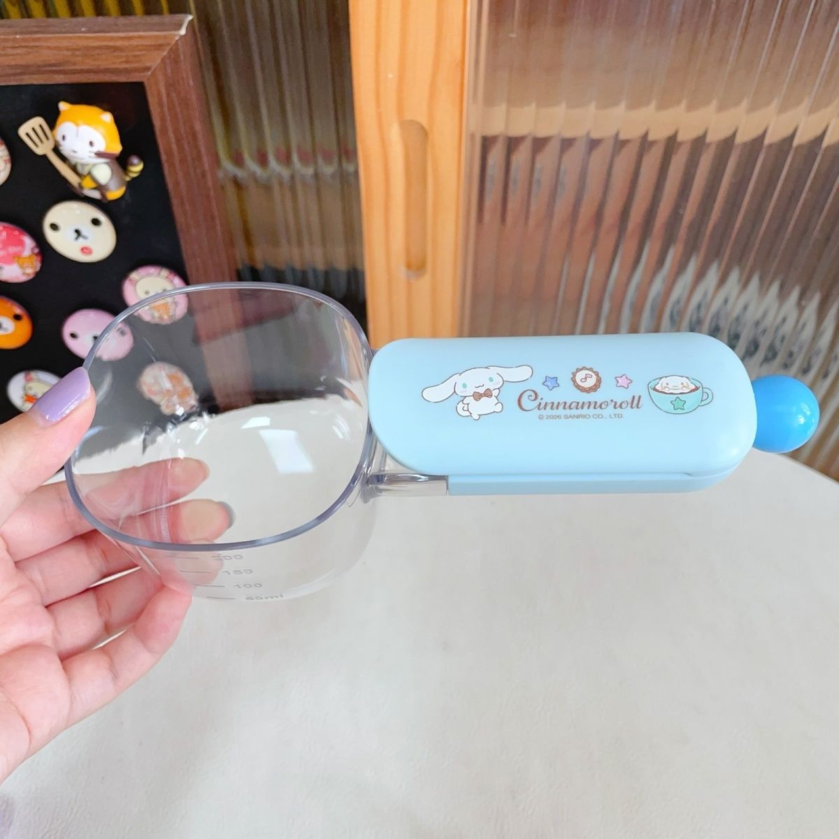 新しい、かわいい米用計量スプーン。袋に取り付けられるクリップ - Kitchen Gadgets New Products のレビューと価格
