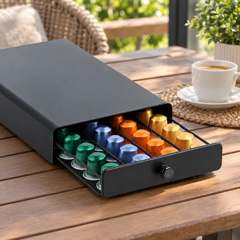 40個収納可能なネスプレッソコーヒーポッド用収納引き出し、キ - Kitchen Gadgets Organizer のレビューと価格