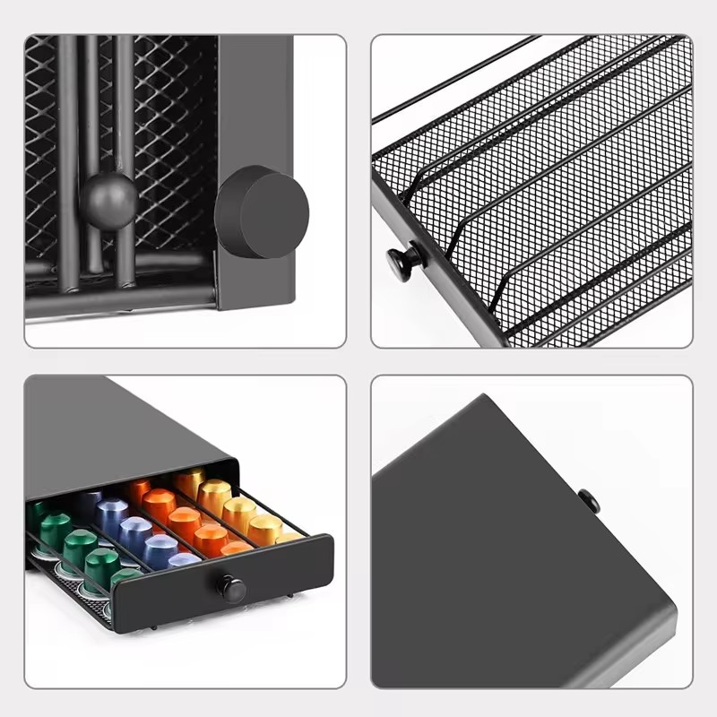 40個収納可能なネスプレッソコーヒーポッド用収納引き出し、キ - Kitchen Gadgets Organizer のレビューと価格